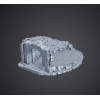 Ruined Medieval Fortress — Diorama Base | STL File for 3D Printing