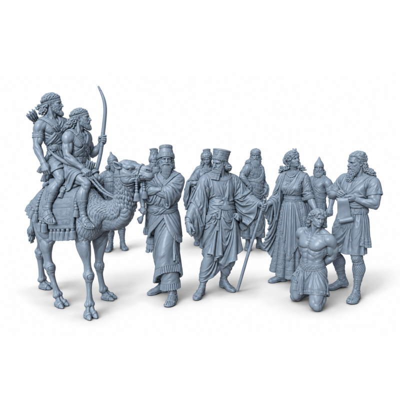 Assyrians 9th–7th Centuries BC — Collectible Set | 11 STL Files for 3D Printing