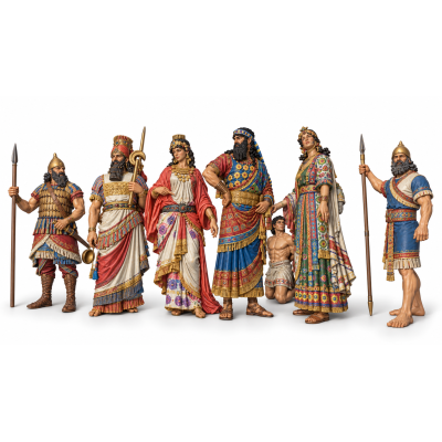 Assyrians 9th–7th Centuries BC — Collectible Set | 11 STL Files for 3D Printing