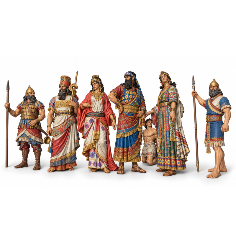 Assyrians 9th–7th Centuries BC — Collectible Set | 11 STL Files for 3D Printing
