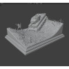WWII Tiger Tank Diorama STL File for 3D Printing