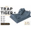 WWII Tiger Tank Diorama STL File for 3D Printing