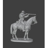 Wild West Cowboy on Horseback with Rifle — STL Model for 3D Printing