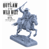 Wild West Outlaw Rider STL Model for 3D Printing