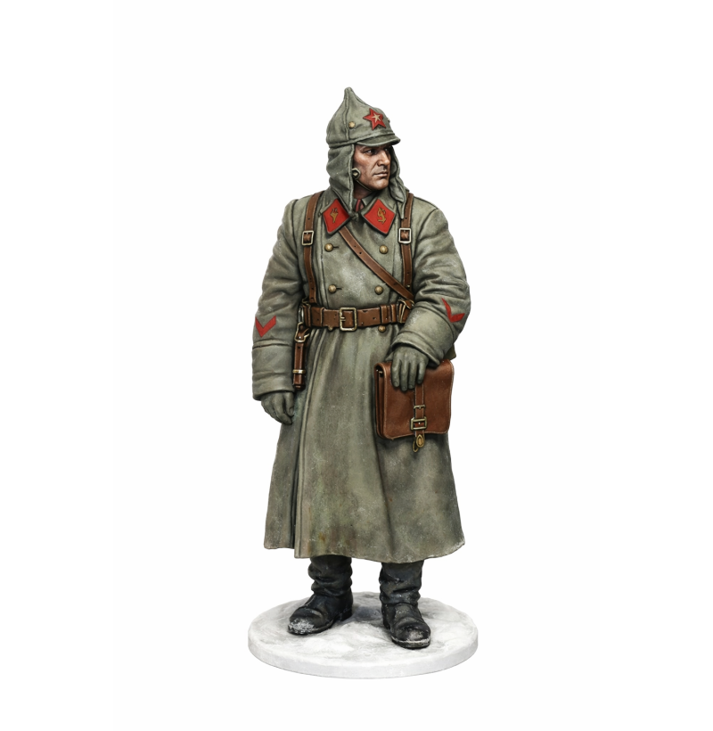 Buy STL — Soviet Red Army Soldier (Winter Infantry Figure)