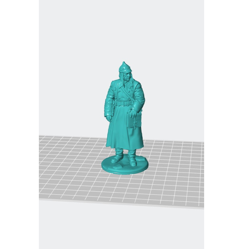 Buy STL — Soviet Red Army Soldier (Winter Infantry Figure)