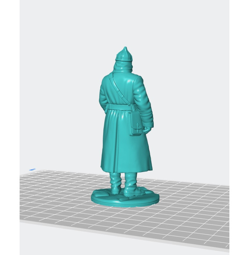 Buy STL — Soviet Red Army Soldier (Winter Infantry Figure)