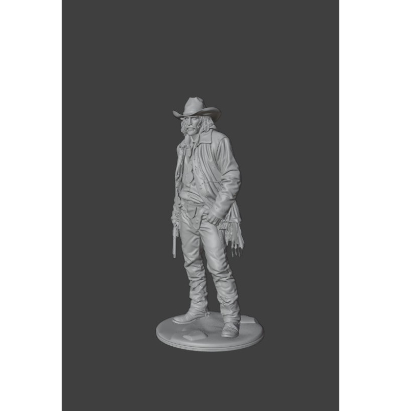 Buy Wild West Bounty Hunter STL Model for 3D Printing