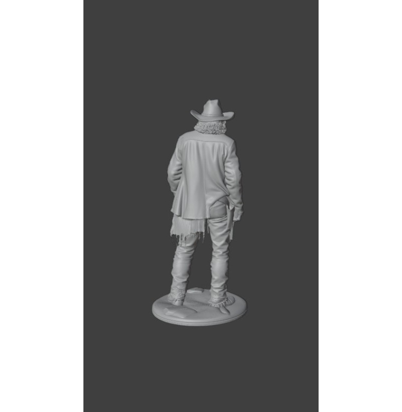 Buy Wild West Bounty Hunter STL Model for 3D Printing