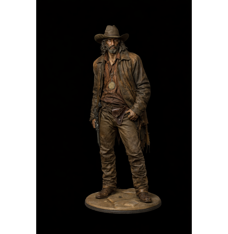 Buy Wild West Bounty Hunter STL Model for 3D Printing