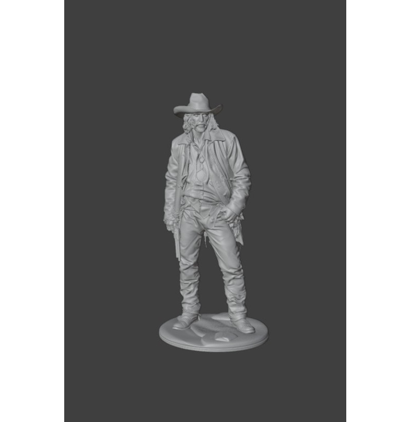 Buy Wild West Bounty Hunter STL Model for 3D Printing