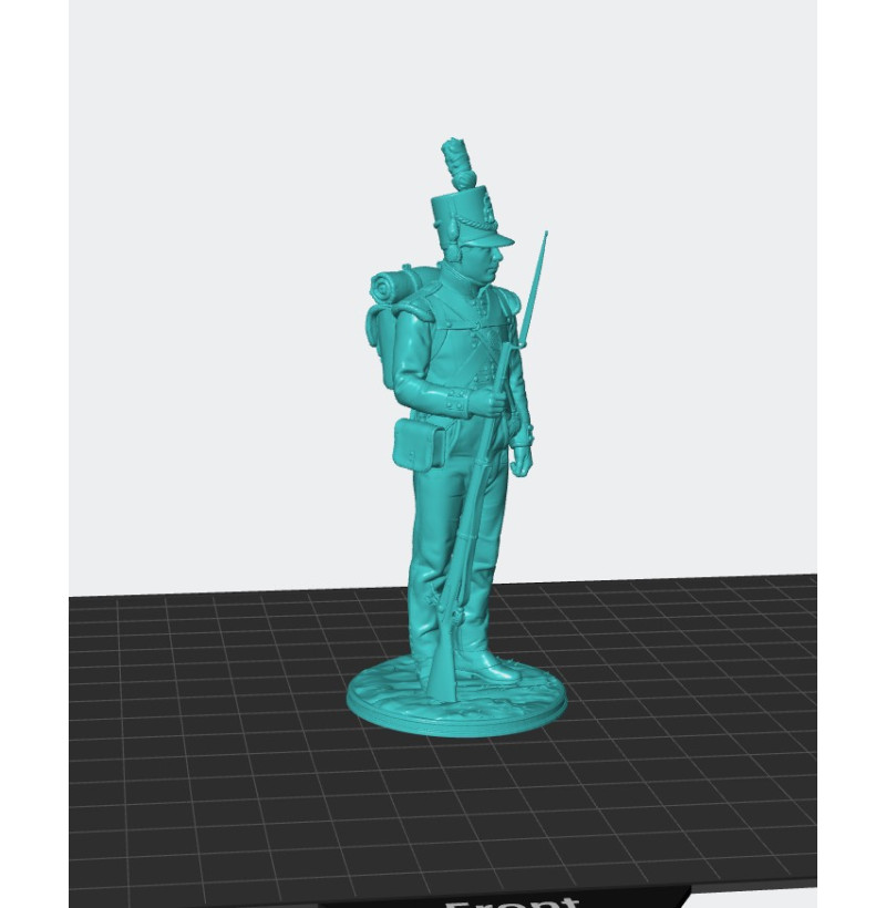 Napoleonic Infantry Soldier — STL Files for 3D Printing