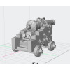 Medieval Ship Cannon STL for 3D Printing – Early Naval Gun