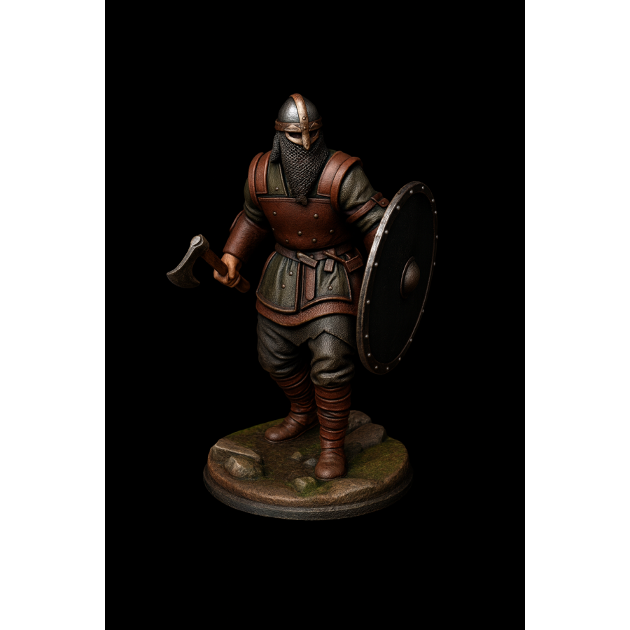 STL File “Viking with Axe and Shield” — Historical Miniature for 3D Printing STL File “Viking with Axe and Shield” — Historical Miniature for 3D Printing