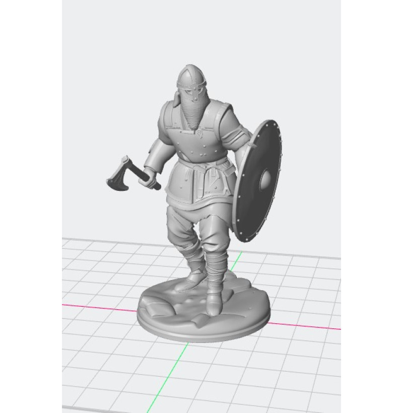 Viking STL File for 3D Printing — Historical Miniature