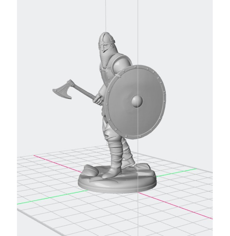Viking STL File for 3D Printing — Historical Miniature