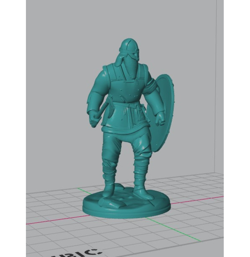 Viking STL File for 3D Printing — Historical Miniature