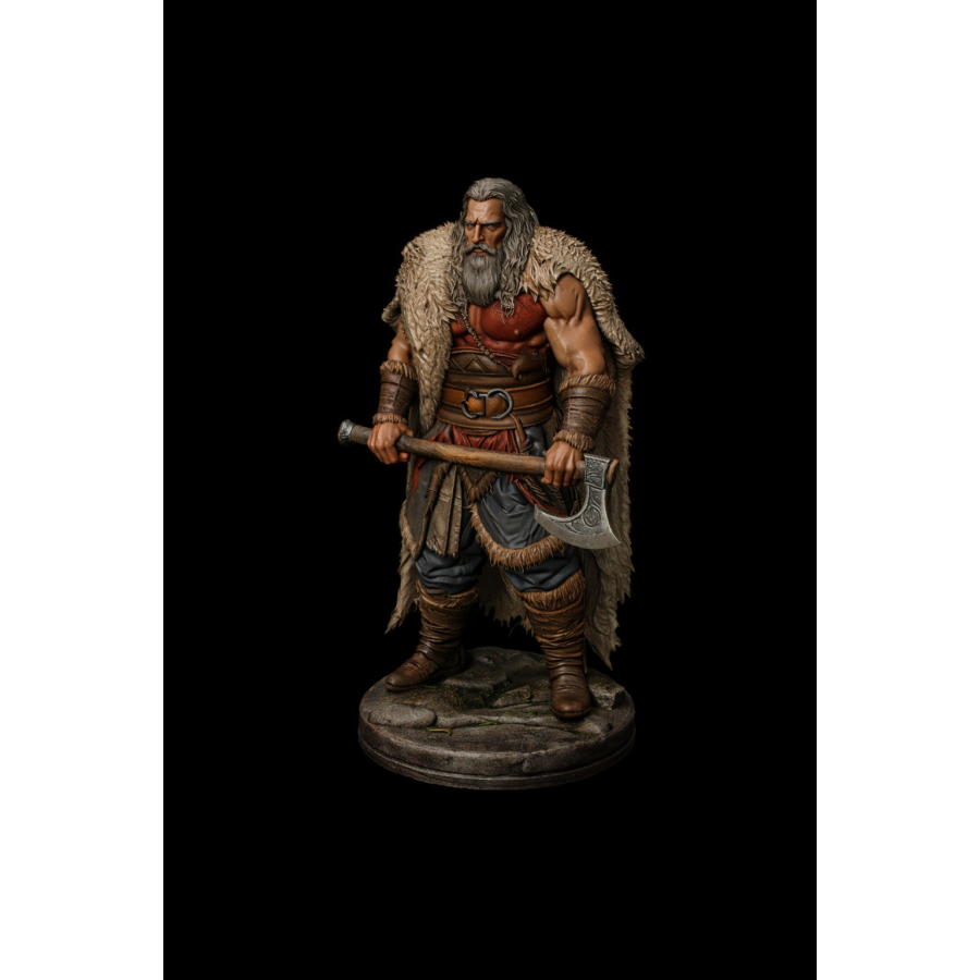 Viking with Axe STL File | 3D Printable Norse Warrior Viking with Axe STL File | 3D Printable Norse Warrior