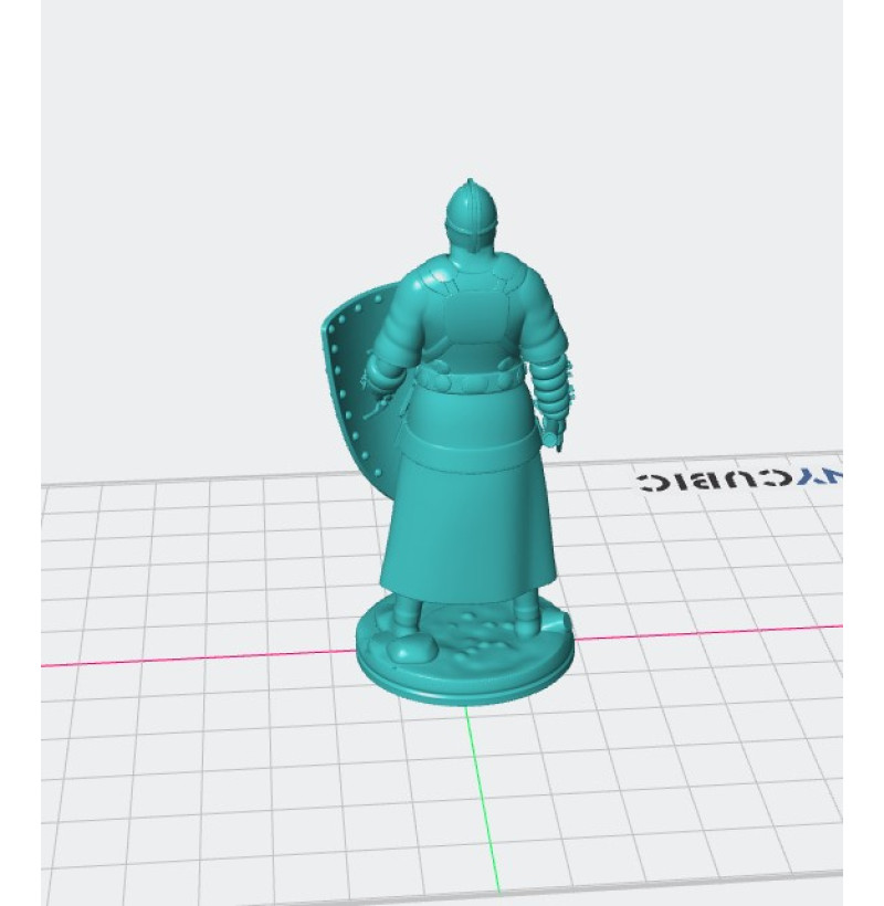 Spanish Infantryman STL File — 11th Century 3D Print Model