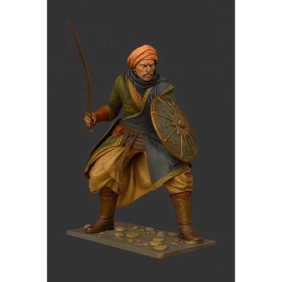 Mameluke Warrior – STL File for 3D Printing | Historical Miniature for 3D Printers Mameluke Warrior – STL File for 3D Printing | Historical Miniature for 3D Printers