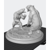 Bear Fight Diorama — STL File for 3D Printing