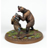 Bear Attack Diorama — STL File for 3D Printing