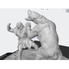 Bear Attack Diorama — STL File for 3D Printing