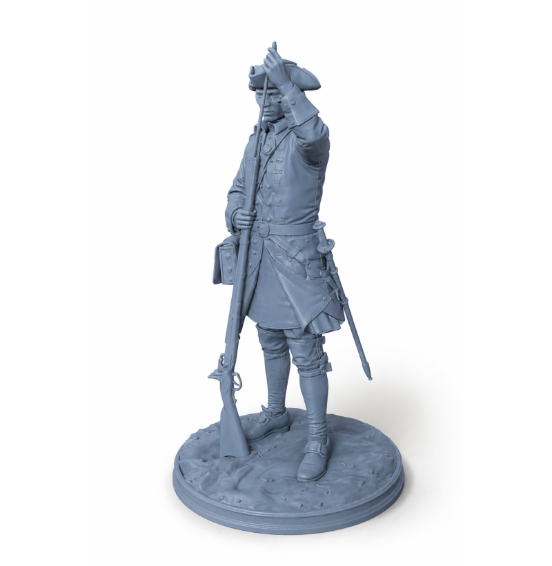 Karoliner Infantry Soldier – Battle of Poltava 1709 – STL File for 3D Printing