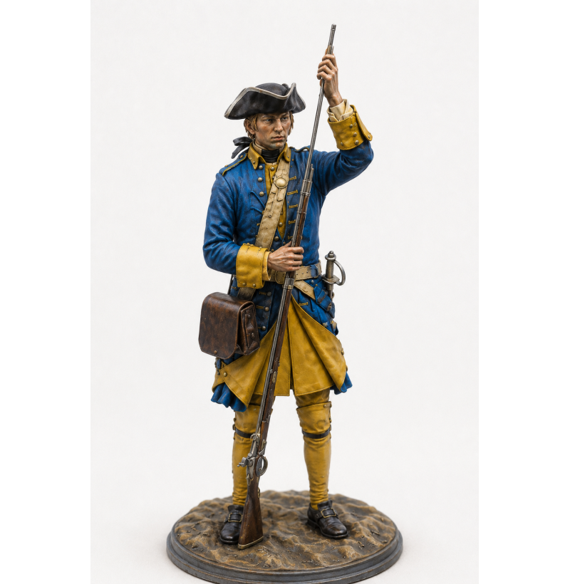 Karoliner Infantry Soldier – Battle of Poltava 1709 – STL File for 3D Printing