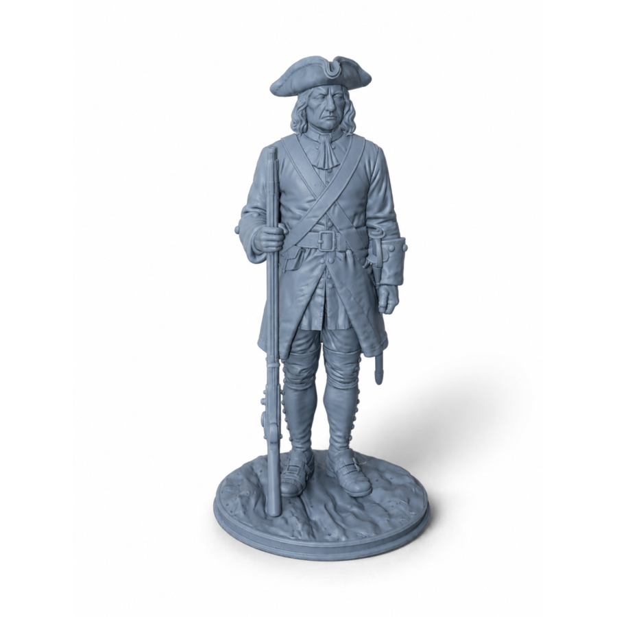 Swedish Soldier of Charles XII's Army – STL File for 3D Printing Swedish Soldier of Charles XII's Army – STL File for 3D Printing