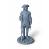 Swedish Infantry Soldier of Charles XII – Historical STL Miniature for 3D Printing