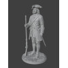 Swedish Infantry Soldier of Charles XII – Historical STL Miniature for 3D Printing
