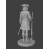 Swedish Infantry Soldier of Charles XII – Historical STL Miniature for 3D Printing