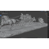Wild West Stagecoach Robbery STL File for 3D Printing