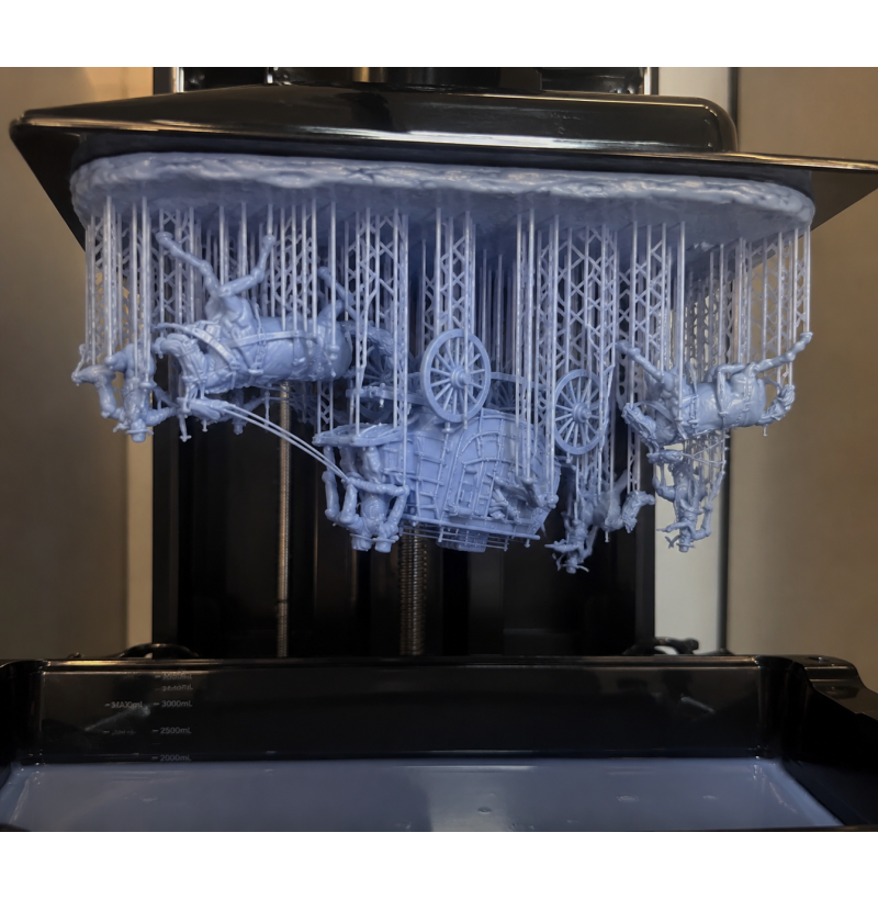 Wild West Stagecoach Robbery STL File for 3D Printing