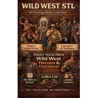 Wild West STL File Bundle for 3D Printing