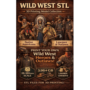 Wild West STL File Bundle for 3D Printing