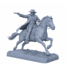 Wild West Cowboy on Horse STL – 3D Printable Western Miniature