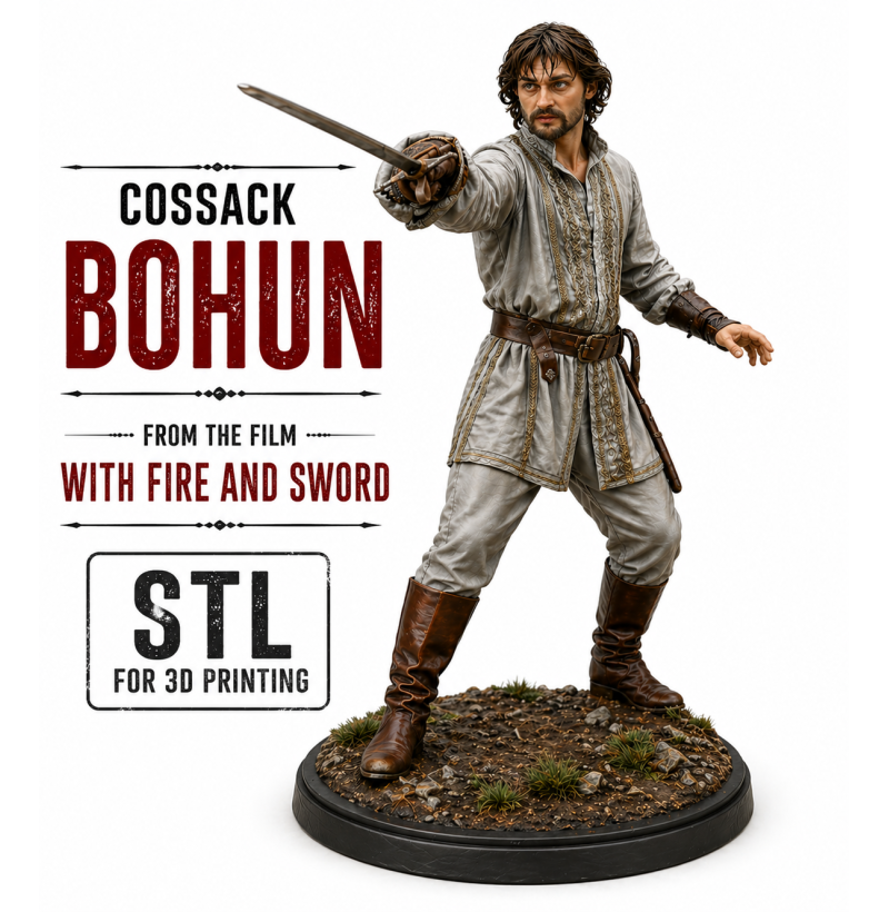 With Fire & Sword STL Collection for 3D Printing