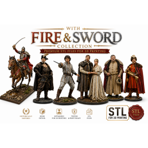 With Fire & Sword STL Collection for 3D Printing