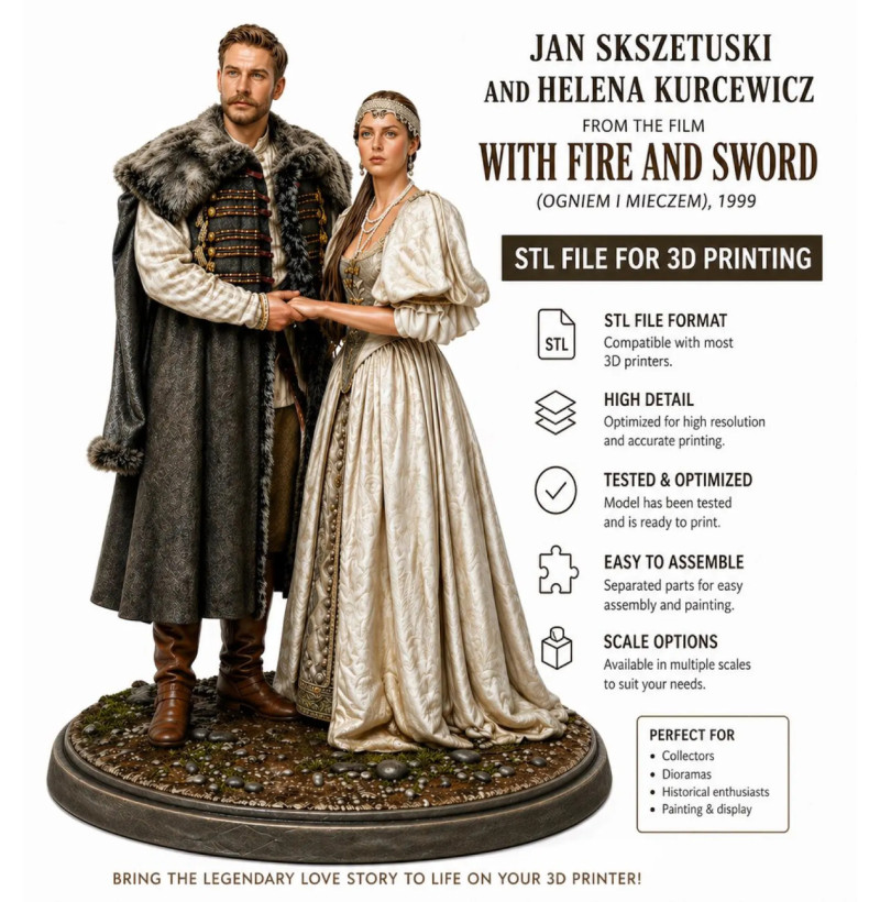 With Fire & Sword STL Collection for 3D Printing