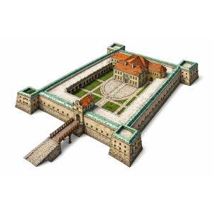 Zbarazh Castle STL Model for 3D Printing