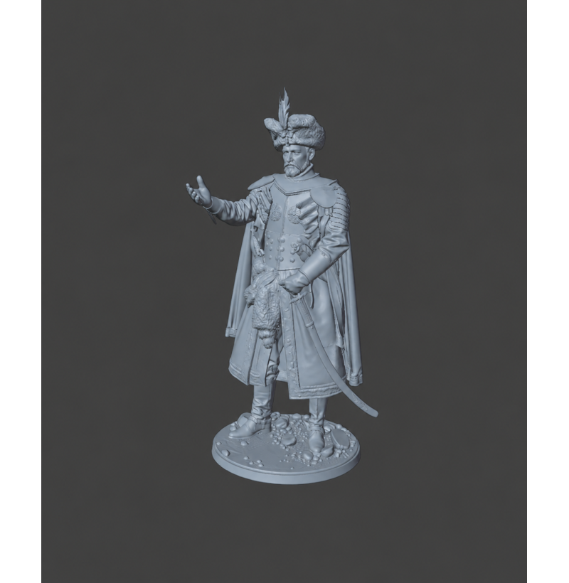 Polish-Lithuanian Nobleman STL File for 3D Printing