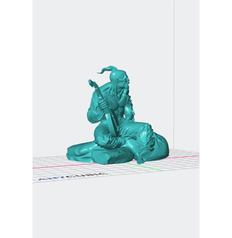 Buy STL File Cossack Mamay for 3D Printing — Historical Miniature