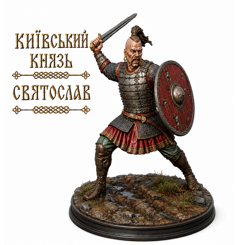 Prince Sviatoslav of Kyiv STL File for 3D Printing
