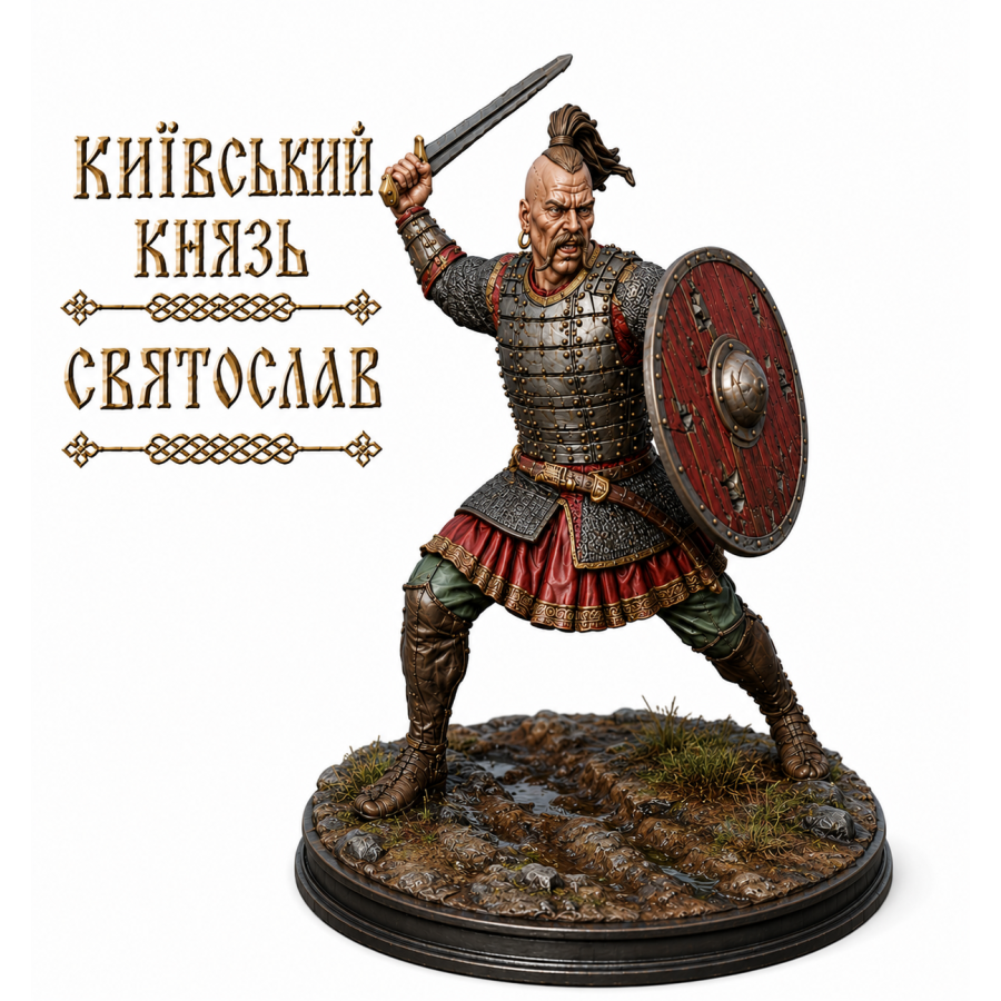 Prince Sviatoslav of Kyiv STL File for 3D Printing Prince Sviatoslav of Kyiv STL File for 3D Printing