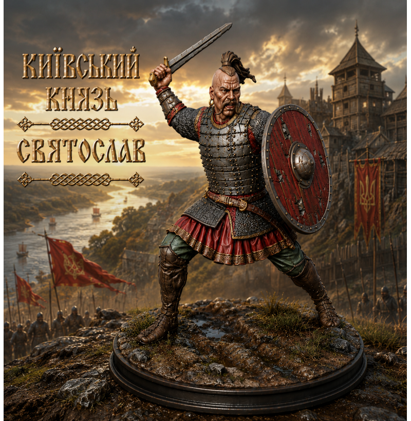 Prince Sviatoslav of Kyiv STL File for 3D Printing