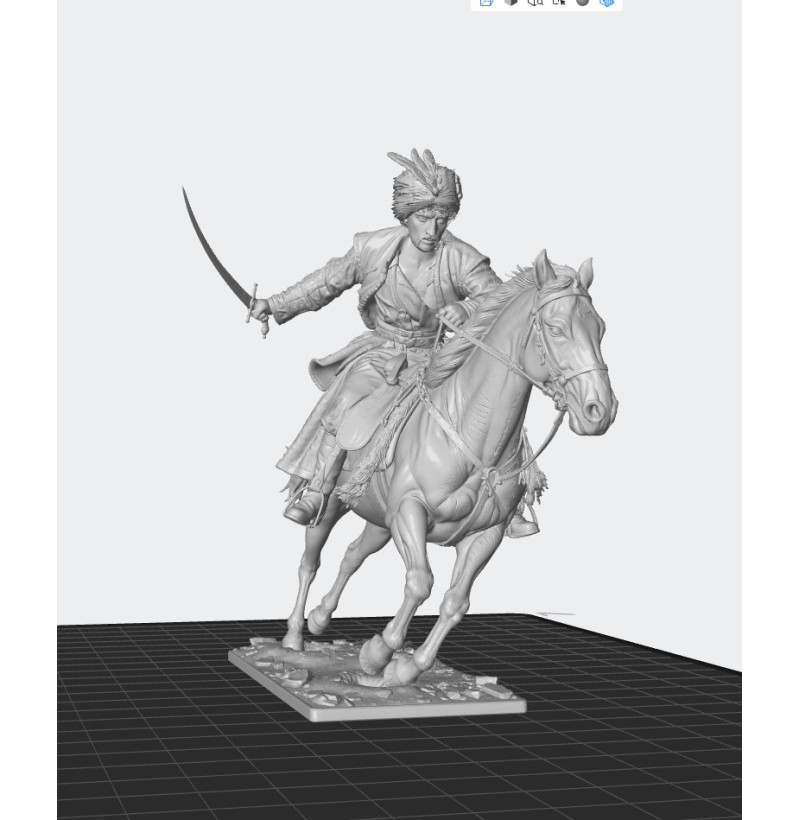 Bohun Cossack Cavalry STL File for 3D Printing