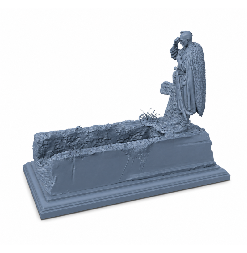 Pobratym Diorama STL Files for 3D Printing – Ukrainian Warrior Tribute Scene