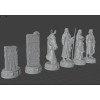 Ancient Persia Chess Set — STL Files for 3D Printing (Instant Download)